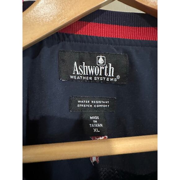 Ashworth pullover jacket mens xl Navy - Picture 3 of 4